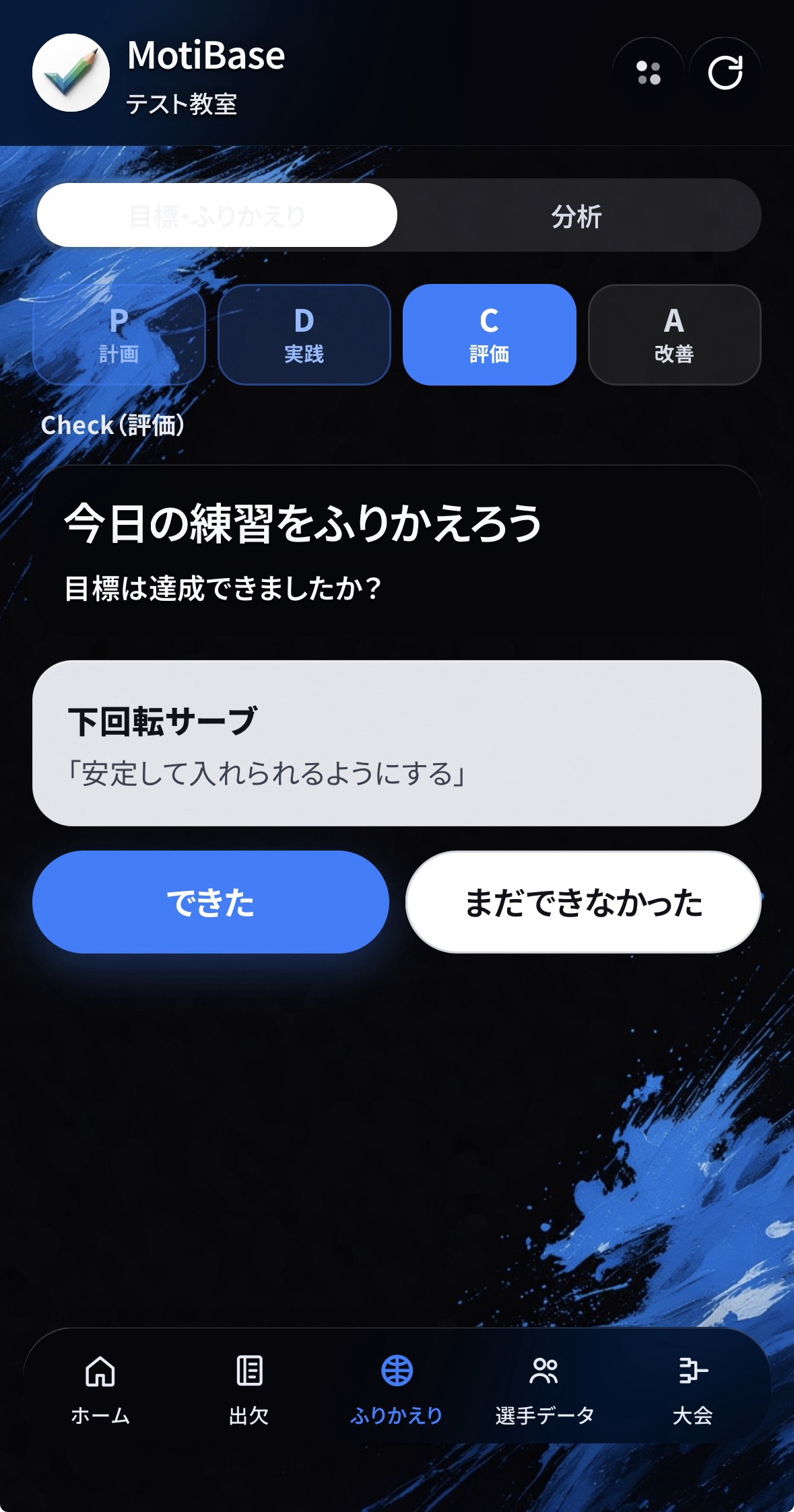 評価画面